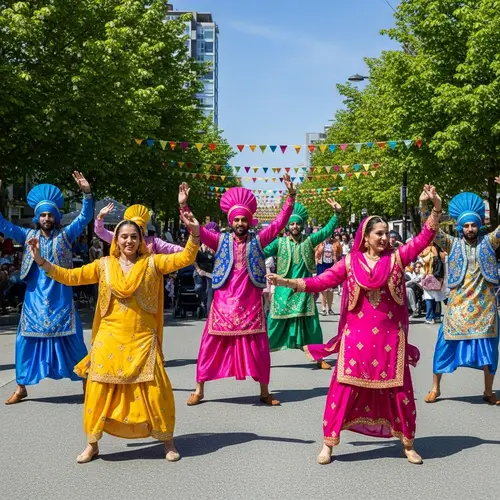 Punjabi Cultural Dance Event in Surrey City - Diverse Celebration