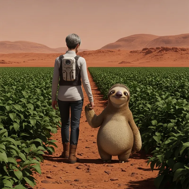 Elon Musk and Syd Explore Mars Weed Farm