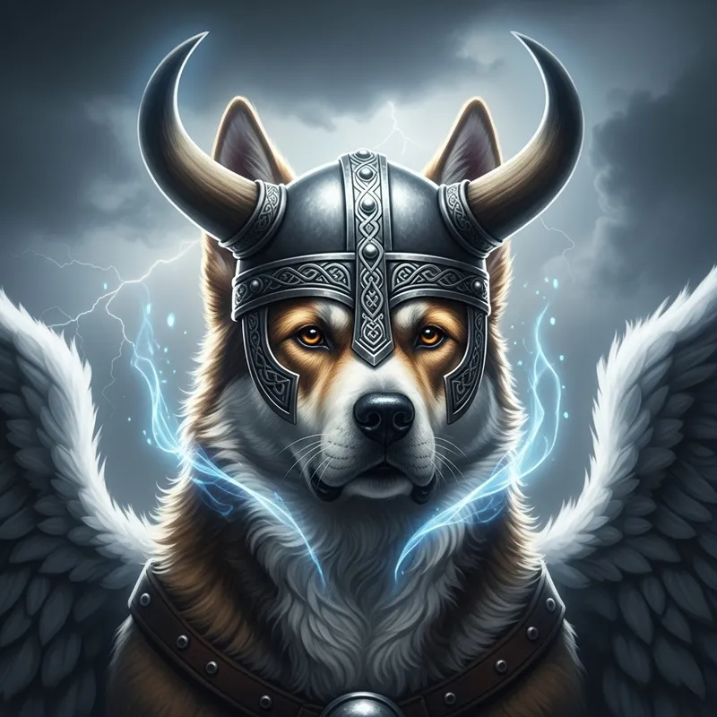 Puppy Valkyrie - Mythical Norse Warrior Puppy Valkyrie - Mythical Norse Warrior