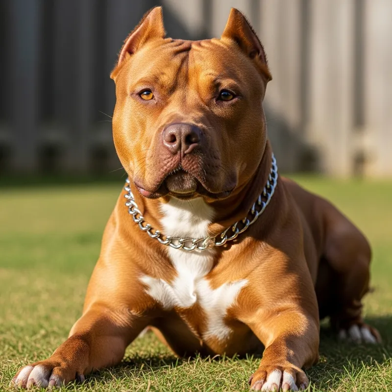Majestic Caramel Pitbull - Loyalty in Eyes