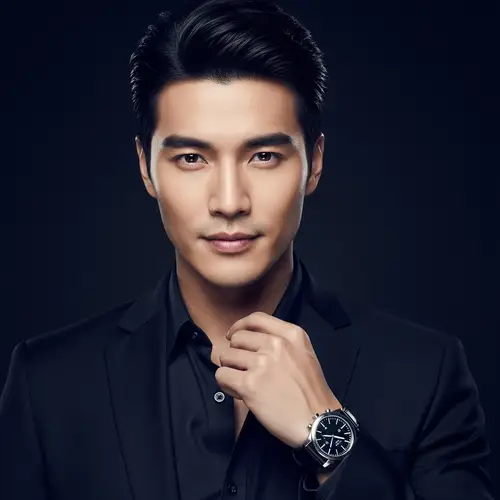 Handsome East Asian Male Portrait | Well-Defined Features