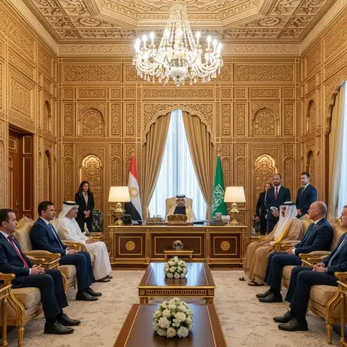 Majestic Ambassadorial Office with Yemeni and Saudi Motifs