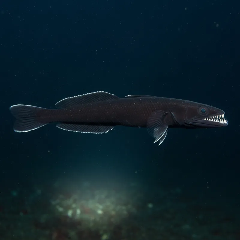 El Pez Abisal Negro - Dark Depths Bioluminescent Creature