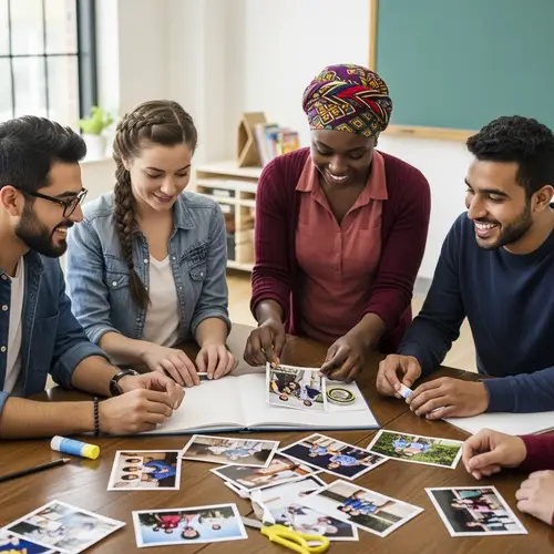 Collaborative Teachers Creating Photo Book | Creative Educators