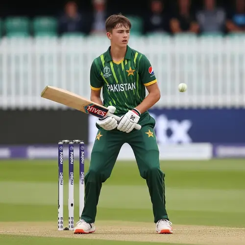 Fair-Skinned Boy in Cricket Uniform | Youth Cricket Player