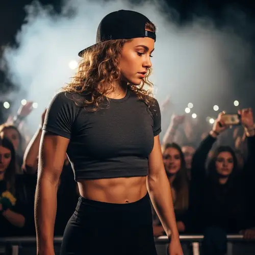 Stunning 17-Year-Old at Evening Concert