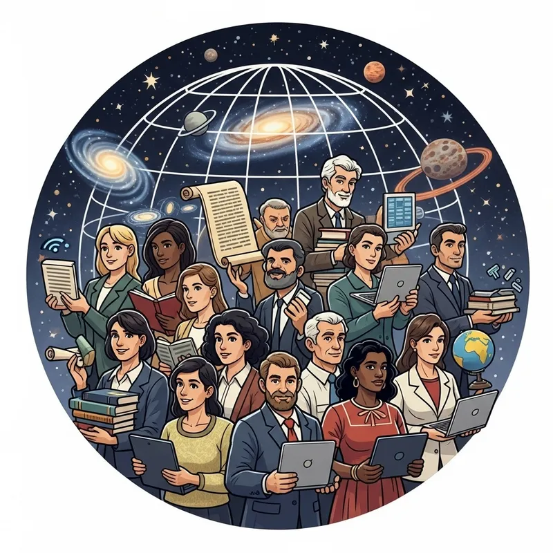 Diverse Group Collecting Universe Information for Knowledge Preservation