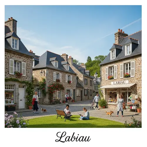 Labiau Village - Picturesque European Stone Houses