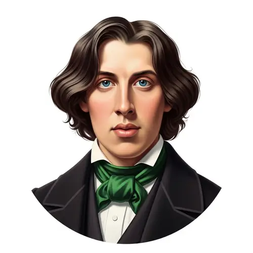 Eccentric 19th Century Playwright Portrait