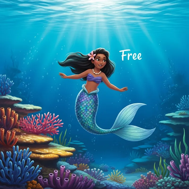 Saiya - A Child-Friendly Polynesian Mermaid in Ocean Wonderland