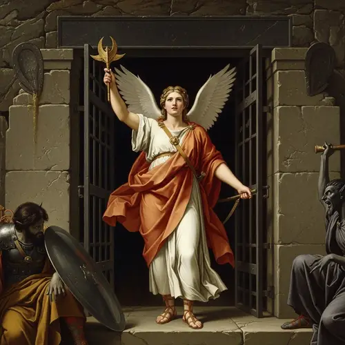 Jesus Conquering Hades & Satan: Triumph of Goodness and Virtue