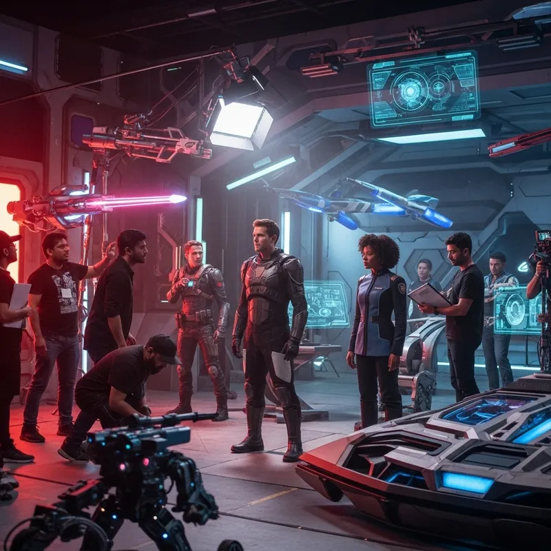 Sci-Fi Film Production | Cutting-Edge Set & Props