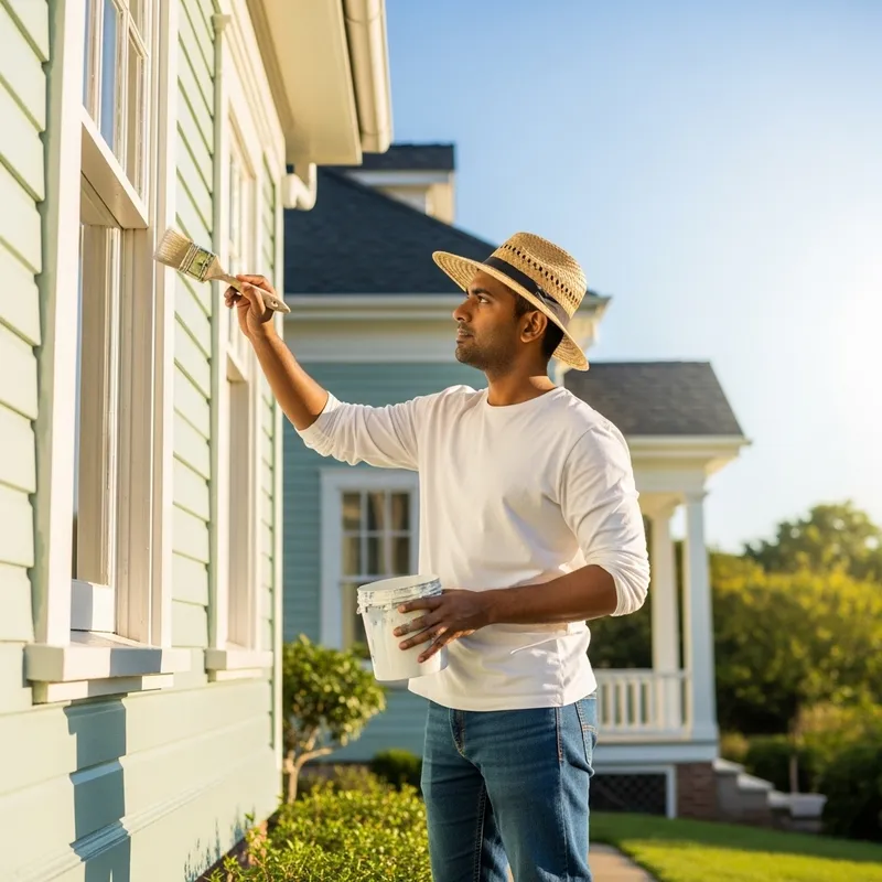 South Asian Painter Renovating Classic-Style Home South Asian Painter Renovating Classic-Style Home