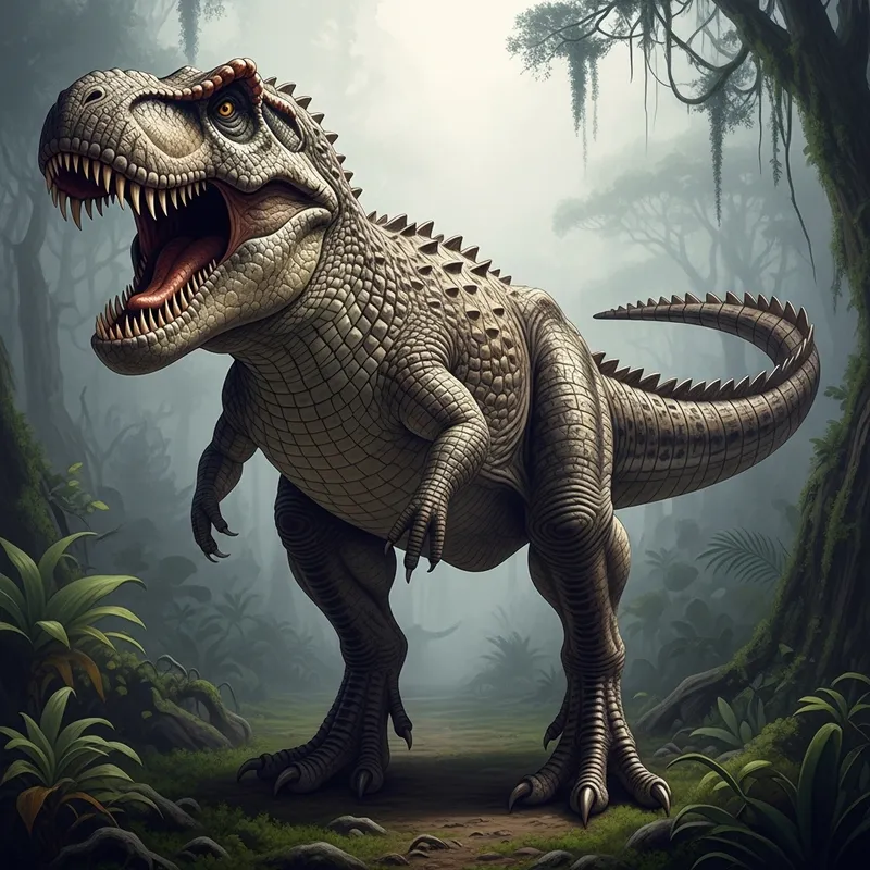 Tyrannosaurus Crocodile Hybrid: Unique Prehistoric Creature