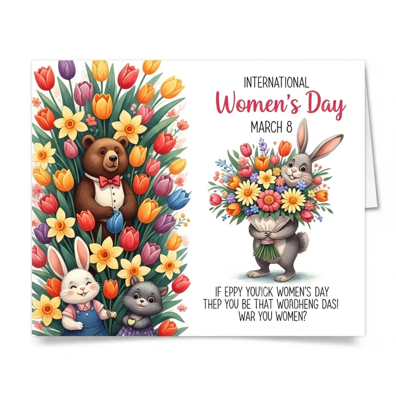 Funny International Women's Day Card | March 8 Greeting