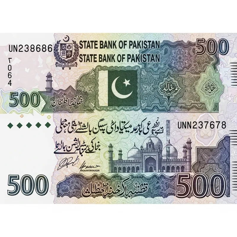 500 Rupees Pakistan - Currency Design and Details 500 Rupees Pakistan - Currency Design and Details