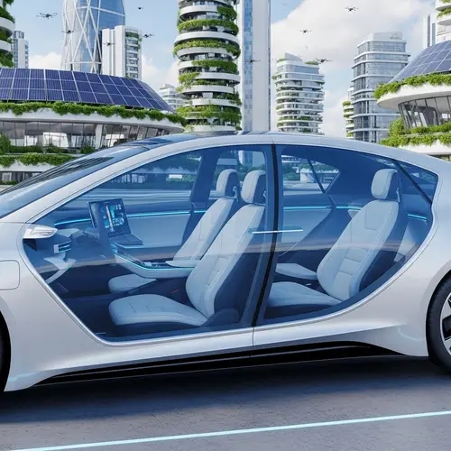 Futuristic Electric Car: Sleek Design and Eco-Friendly Innovation