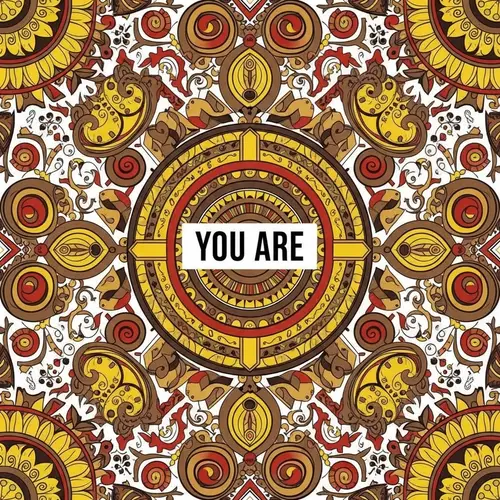 Ukrainian Ornament: Intricate Design with You Are Text