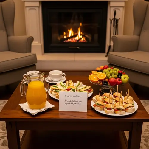 Invitation to a Friend - Warm and Inviting Gathering Experience