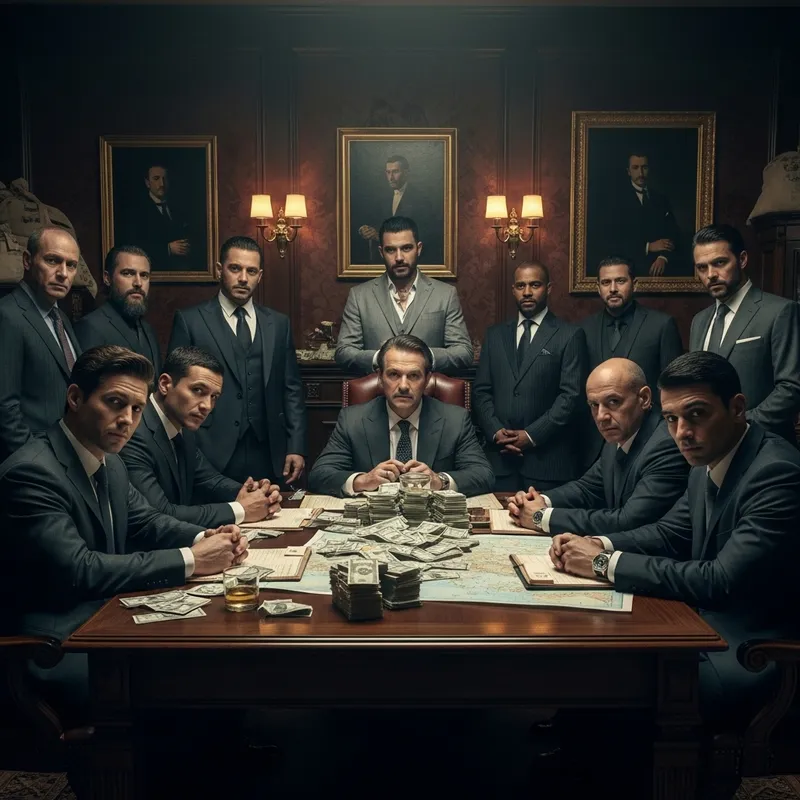 HSK Cartel - Intriguing Underworld Meeting Scene