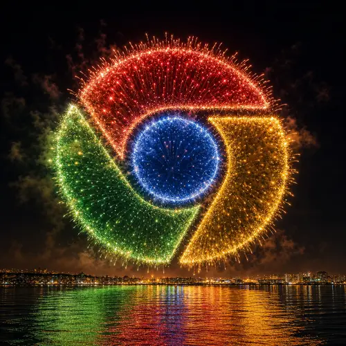 Cinematic Fireworks Logo Transformation - Ultra Photorealistic