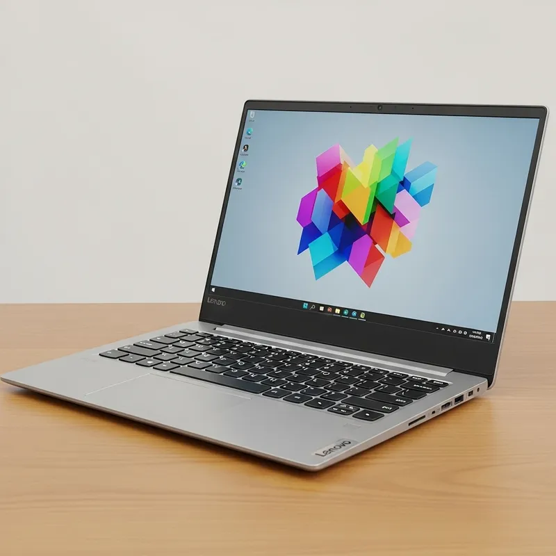 Stylish Lenovo Laptop with Vibrant Display