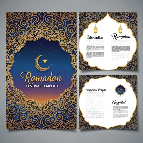 Ramadan Brochure Template | Islamic Cultural Design
