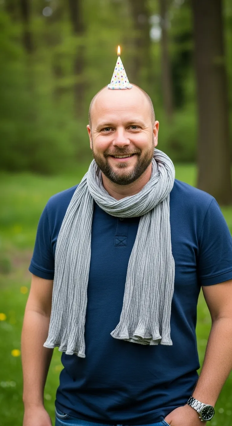 German Man in 40s | Happy Birthday Celebration in Berlin Grunewald