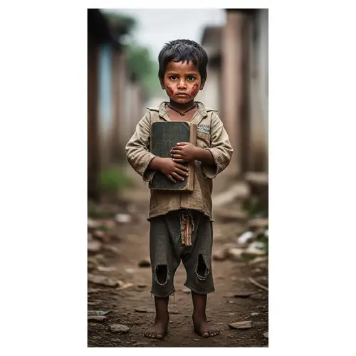 Resilient Spirit of a South Asian Boy | Poverty and Determination Captured