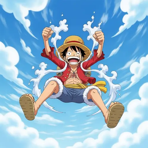 Cheerful Young Man Soaring High in the Sky | Adventure Excitement