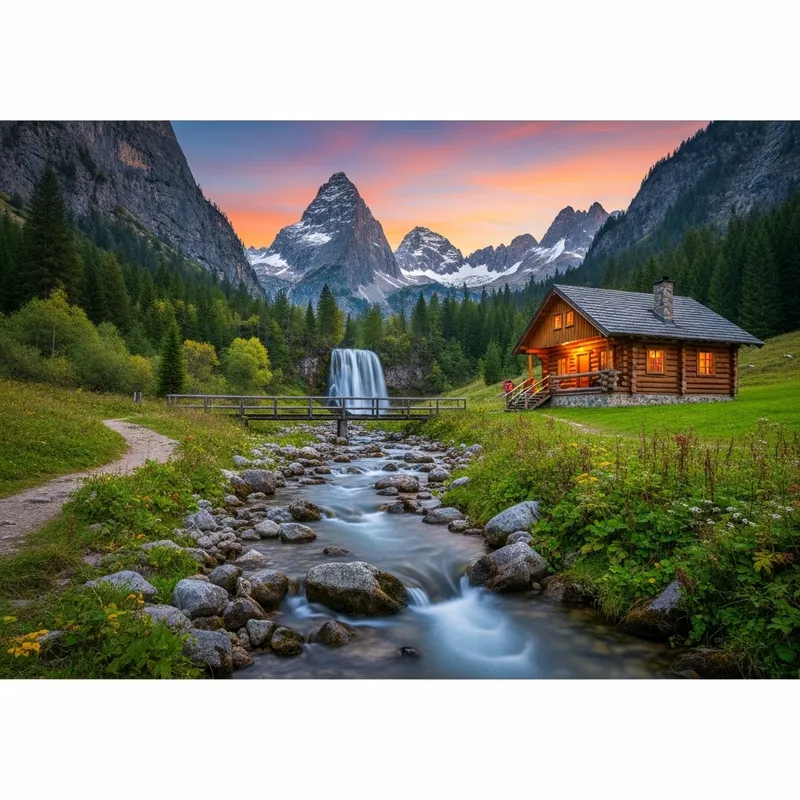 Cozy Cabin in Nature: Tranquil Mountain Retreat