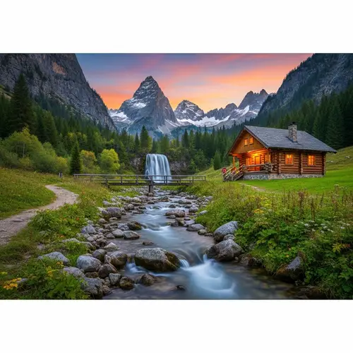 Cozy Cabin in Nature: Tranquil Mountain Retreat