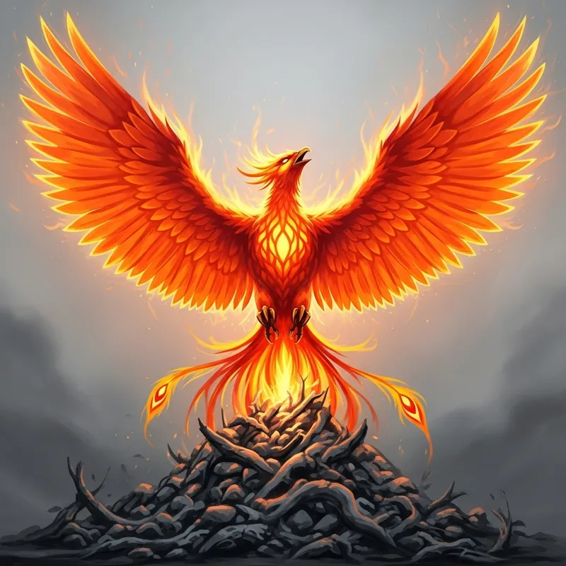 Vibrant Phoenix Rising | Resilience & Renewal