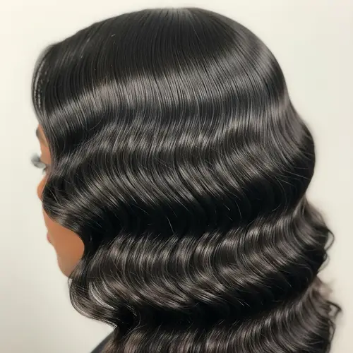 Elegant Wave Haircut: Stylish & Sophisticated Look