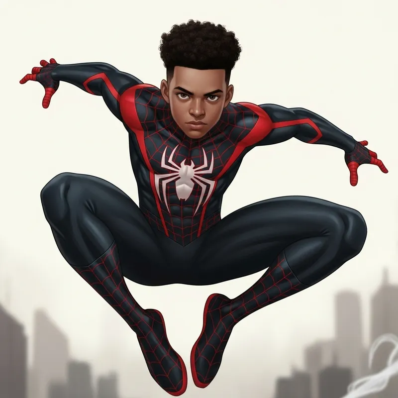 Miles Morales Spider-Themed Suit Miles Morales Spider-Themed Suit