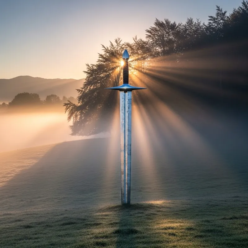 Majestic Sword Tree: Ethereal Landscape Marvel Majestic Sword Tree: Ethereal Landscape Marvel
