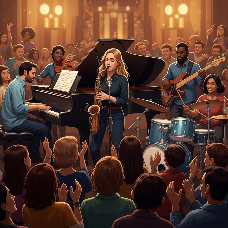 Diverse Latin Jazz Musicians Live | Energetic Concert Scene