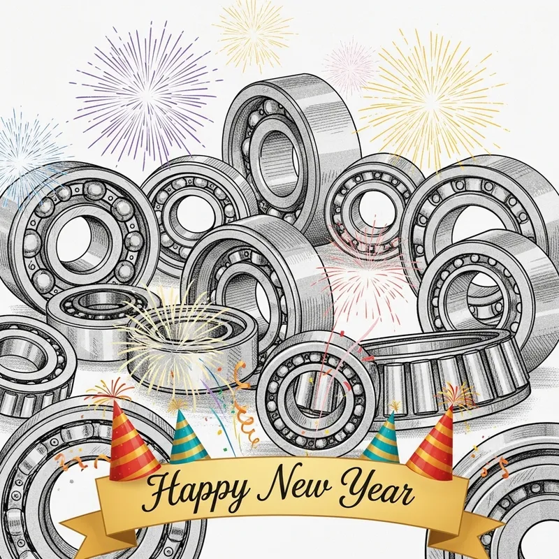 New Year Bearing Wishes | Bearings Manufacturer Artwork