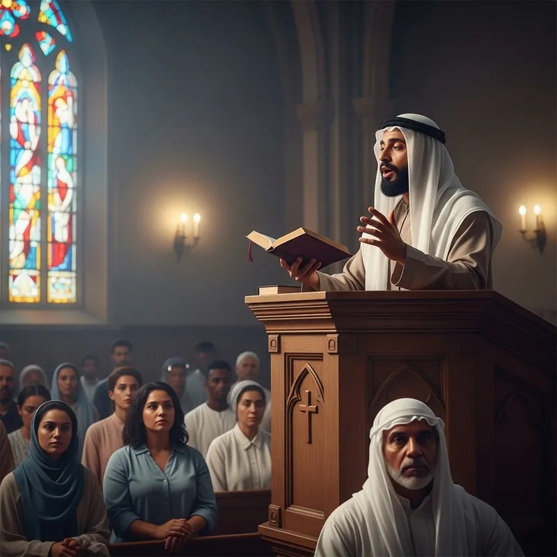 Inspiring Sermon by a Middle-Eastern Preacher