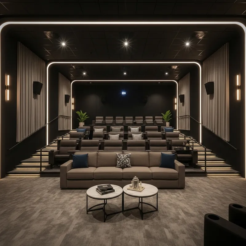 Stylish Hotel Cinema Theater | New Residential Complex