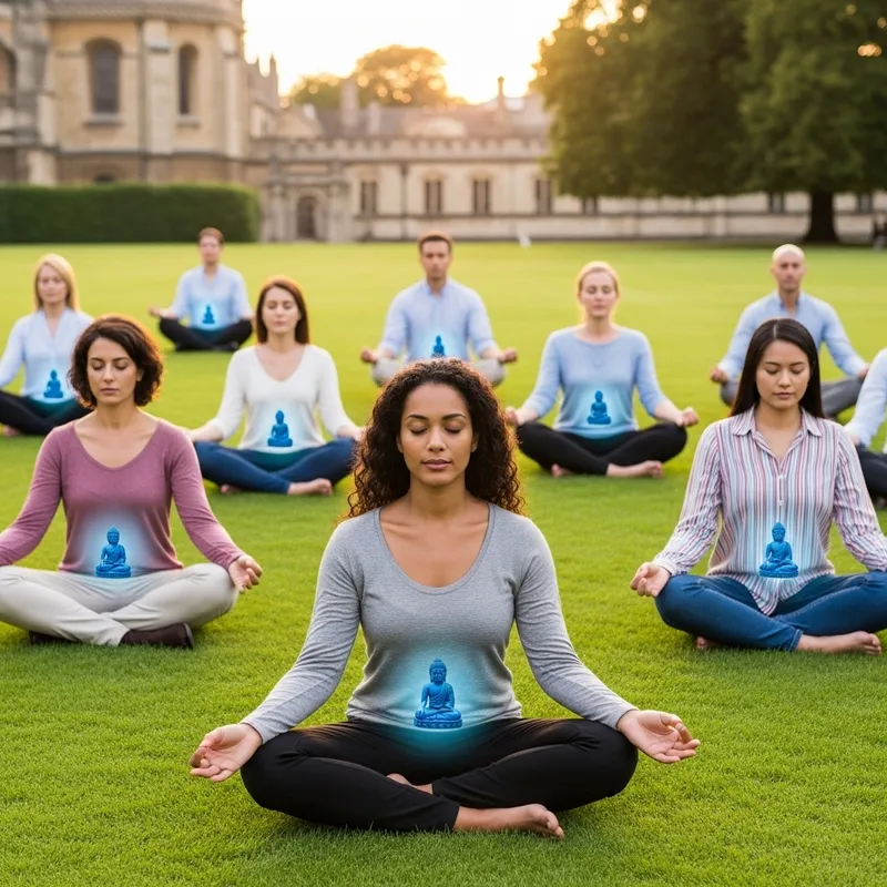 Professors Meditating at Oxford University