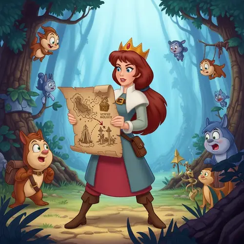 Adventurous Princess: A Disney-Inspired Tale