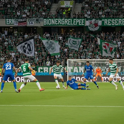 Intense Football Match: Radomiak Radom vs. MKP Pogoń Siedlce