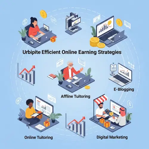 Efficient Online Earning Strategies with E-Commerce, Blogging & More