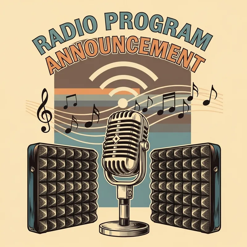 Radio Program Announcement - Tune In Today!