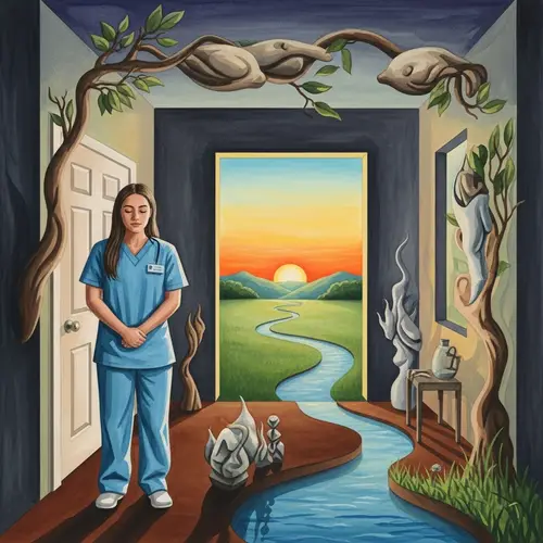 Emotional Watercolor End-of-Life Care Services - Surrealistic Art