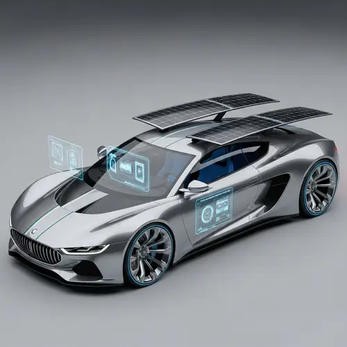 Futuristic Supercar: Luxury & Eco-Friendly Technology | Future image