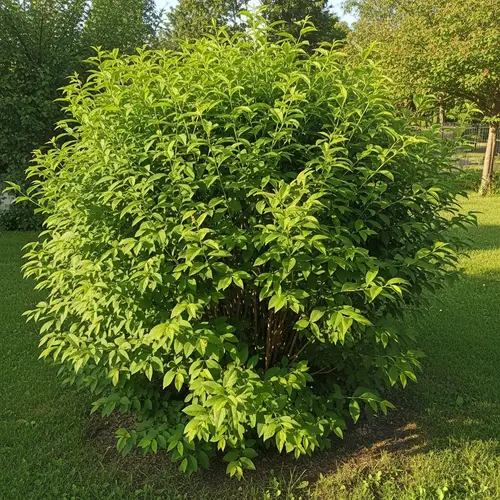 Lush Bush Bathed in Sunlight