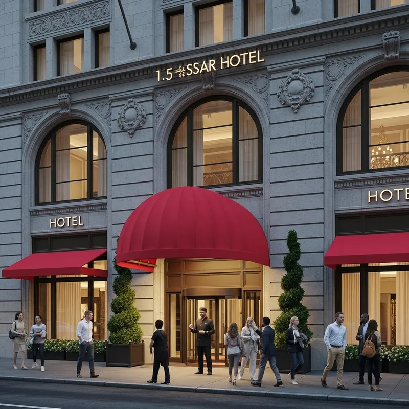 Elegant 5-Star Hotel in City Center with Grand Neoclassical Architecture Elegant 5-Star Hotel in City Center with Grand Neoclassical Architecture