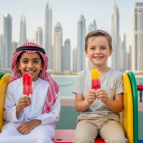 Dubai Playground: Cultural Fusion with Ice Cream Delight